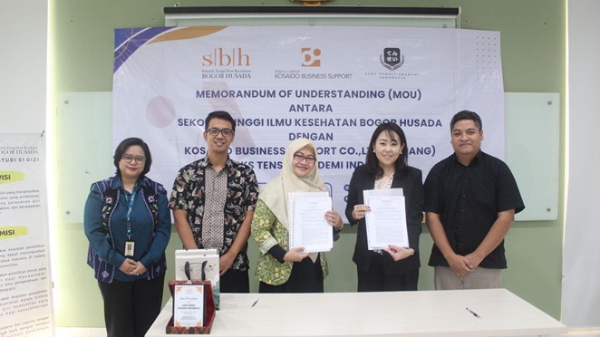 STIKes Bogor Husada Perkuat Kerja Sama Internasional melalui Penandatanganan MoU bersama Kosaido Business Support Co., Ltd. (Jepang) dan LPK Tensei Akademi Indonesia